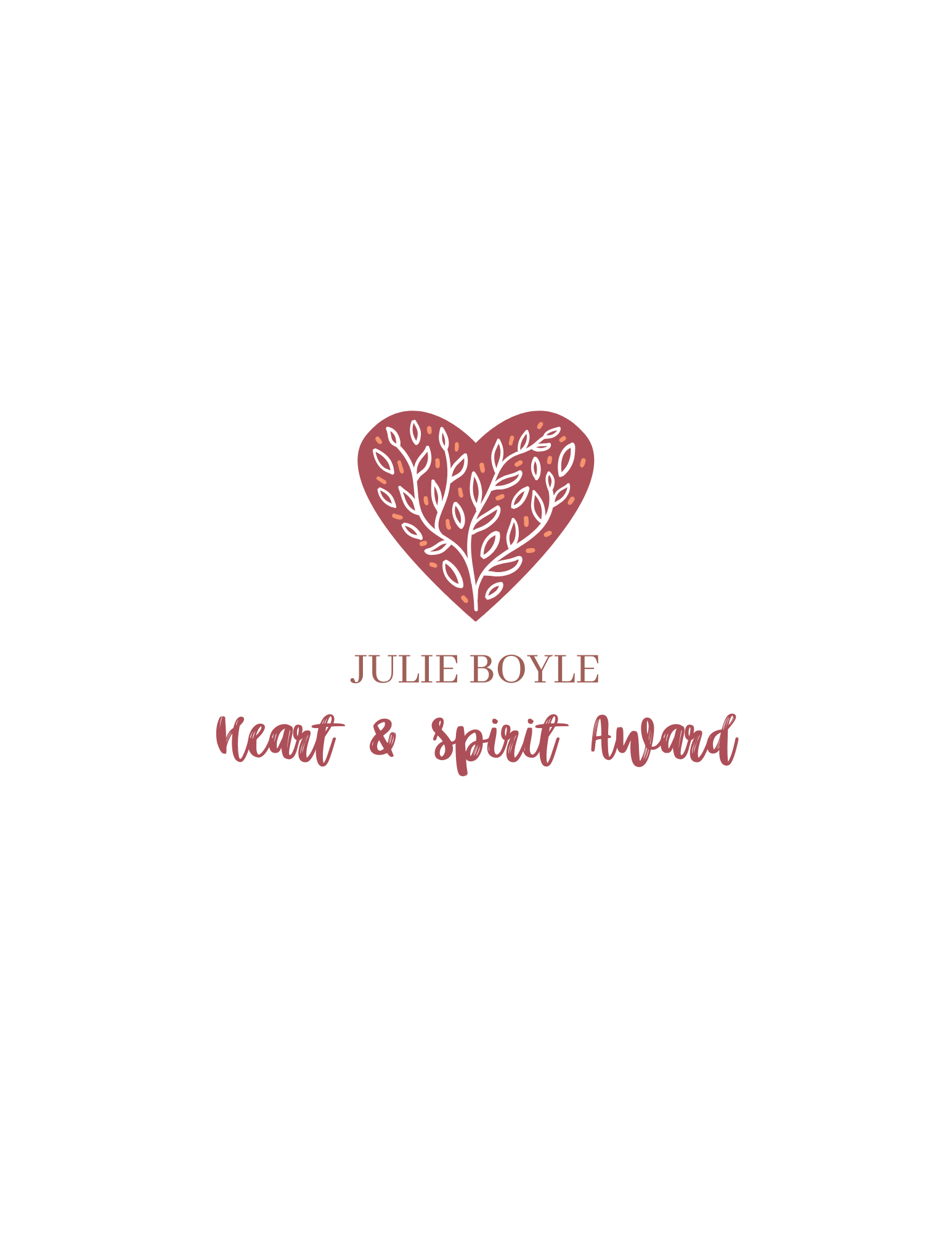 Julie Boyle Award Logo